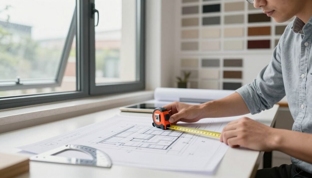 Fenstermaße und Planung für neue Fenster