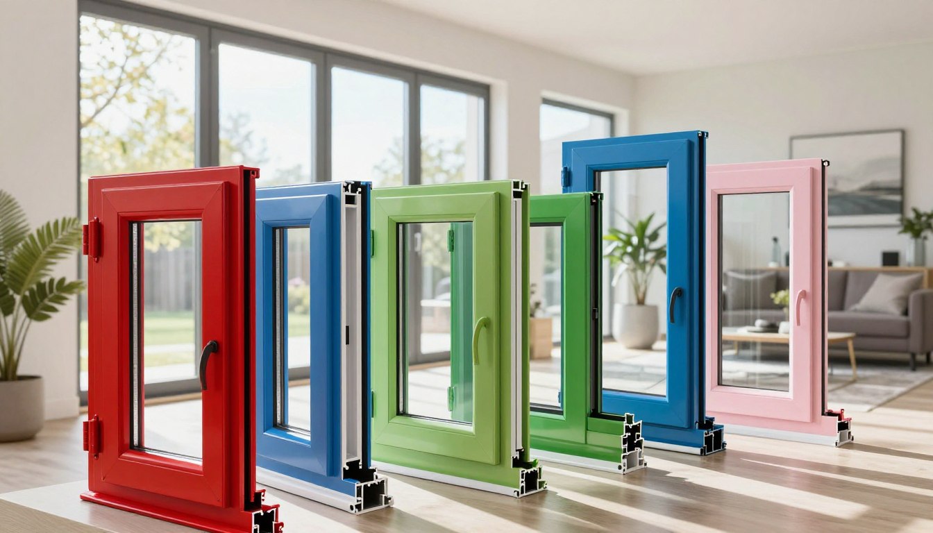 Kunststofffenster Farben