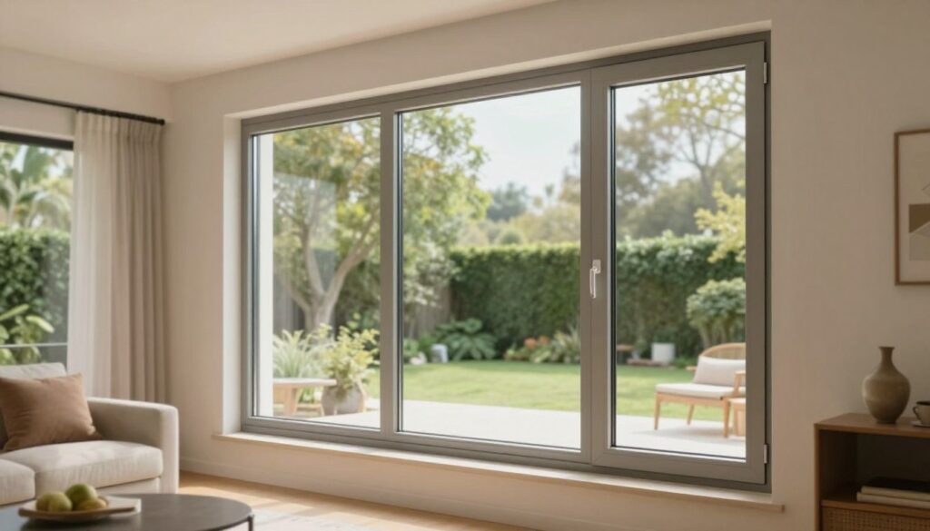 Moderne Dreifachverglasung für eine optimale Wärmedämmung Fenster