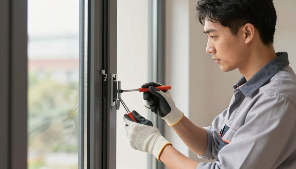 aluminiumfenster wartung