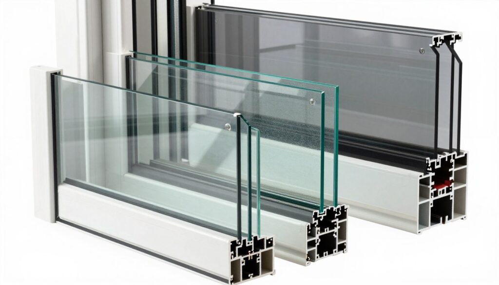 glasaufbau fenster