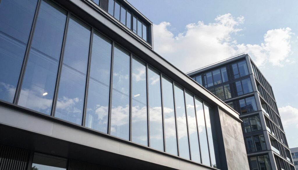 moderne fensterverglasung
